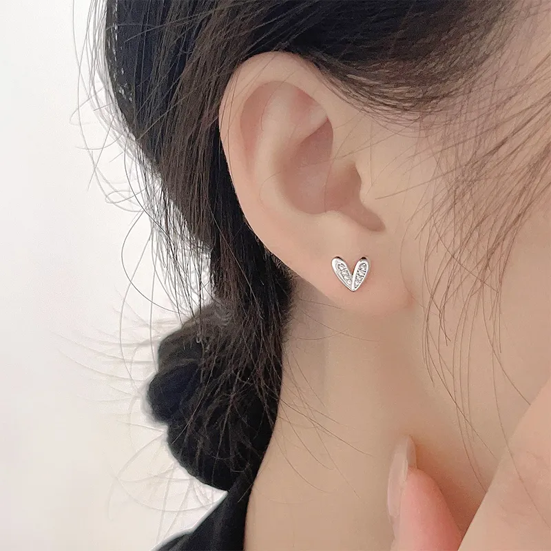 CENTURY&KINDLE 999 Fine Silver Stud Earrings Women's-1