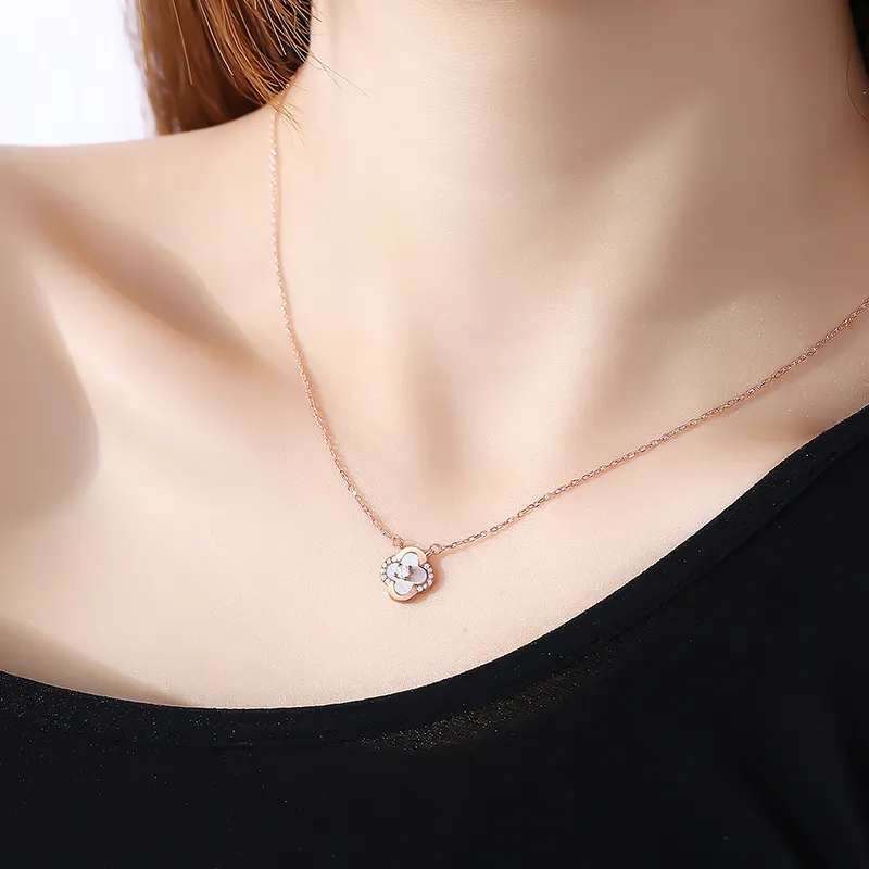 CENTURY&KINDLE S925 Silver Necklaces Women's-5