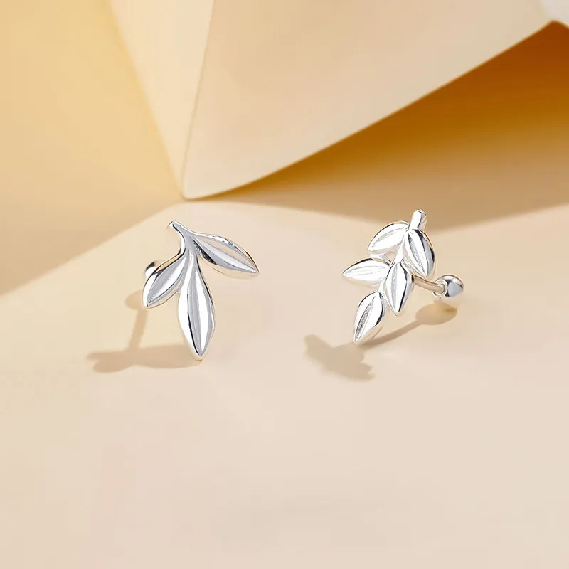 CENTURY&KINDLE 999 Fine Silver Stud Earrings Women's-2