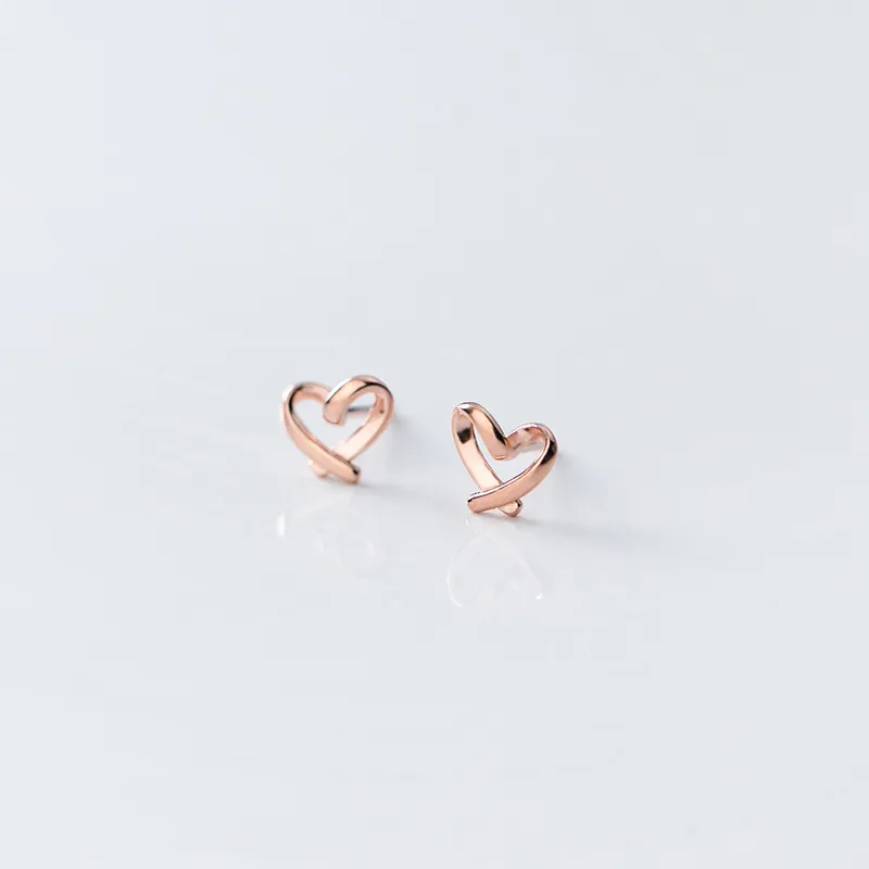 CENTURY&KINDLE S925 Silver Stud Earrings Women's-6