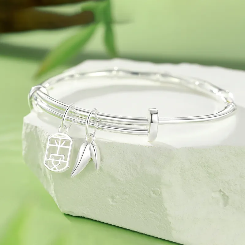CENTURY&KINDLE 999 Fine Silver Sterling Silver Bracelets Women's-4