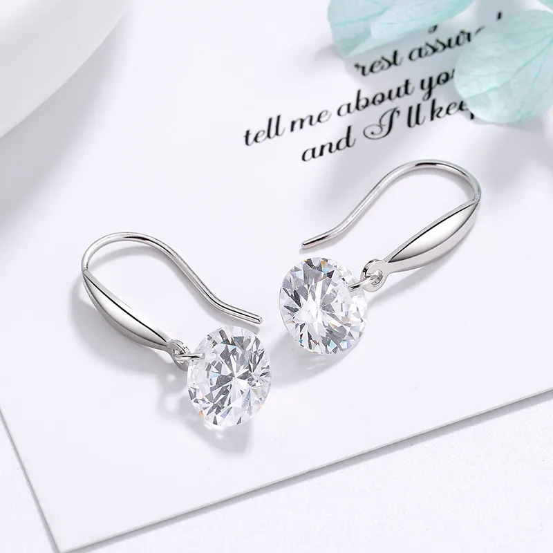 CENTURY&KINDLE S925 Silver Earrings Women's-3