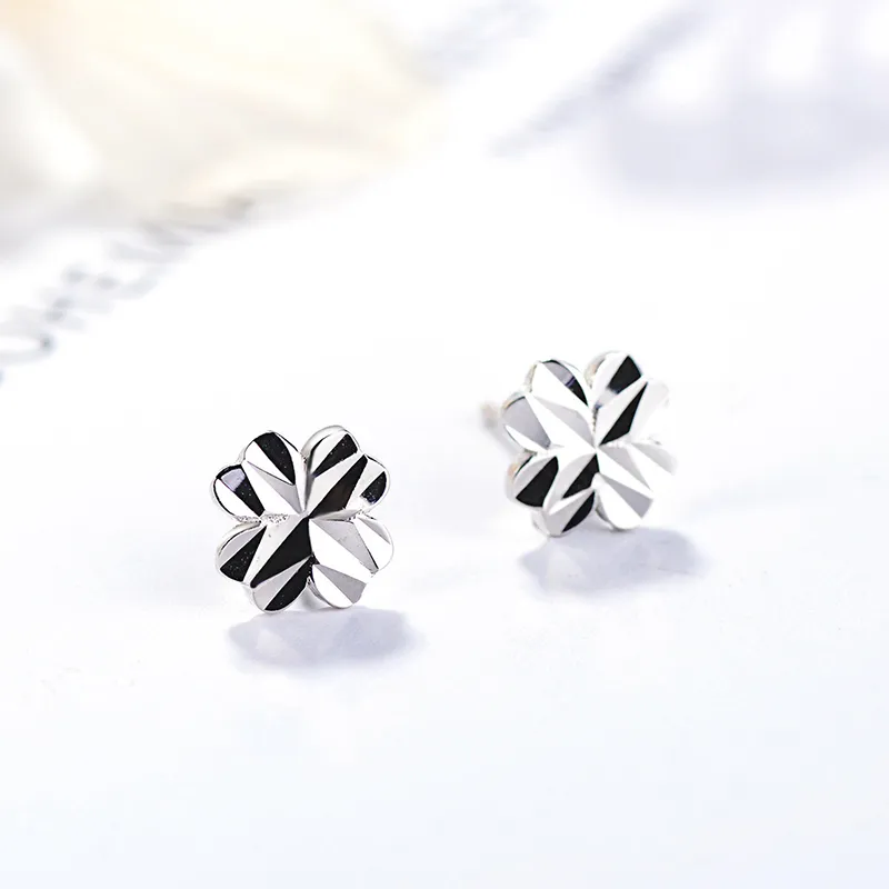 CENTURY&KINDLE S925 Silver Stud Earrings Women's-2