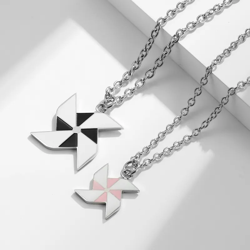 CENTURY&KINDLE Titanium Steel Necklaces Unisex-5