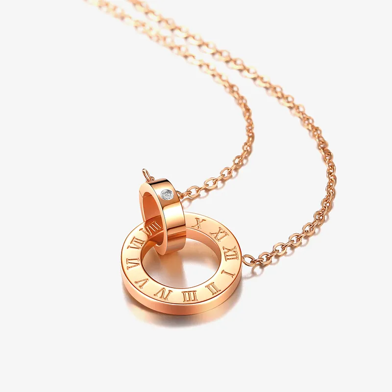 CENTURY&KINDLE 316L Titanium Steel Necklaces Women's-1