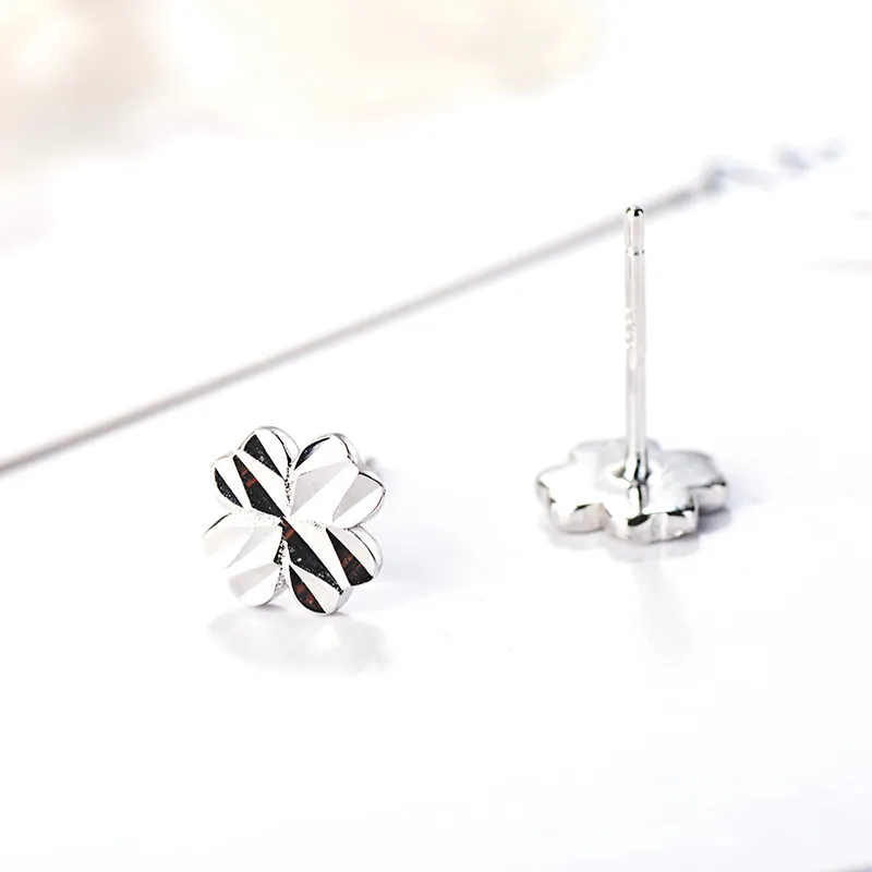 CENTURY&KINDLE S925 Silver Stud Earrings Women's-5