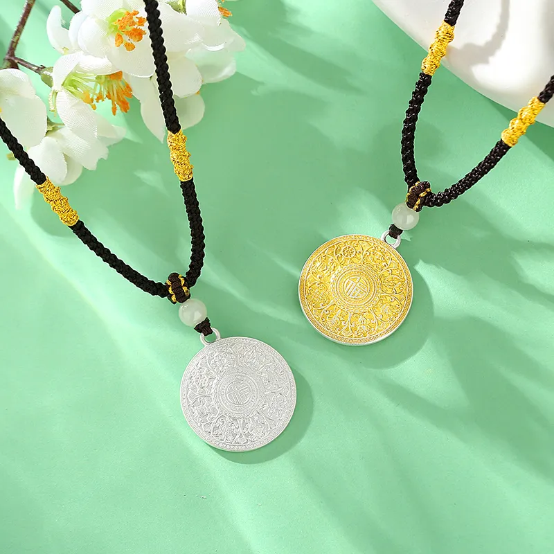CENTURY&KINDLE 999 Fine Silver Necklaces Unisex-4