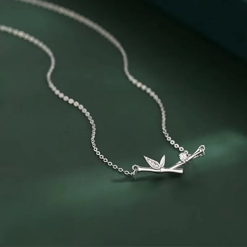 CENTURY&KINDLE 925 Sterling Silver Necklaces Women's-4