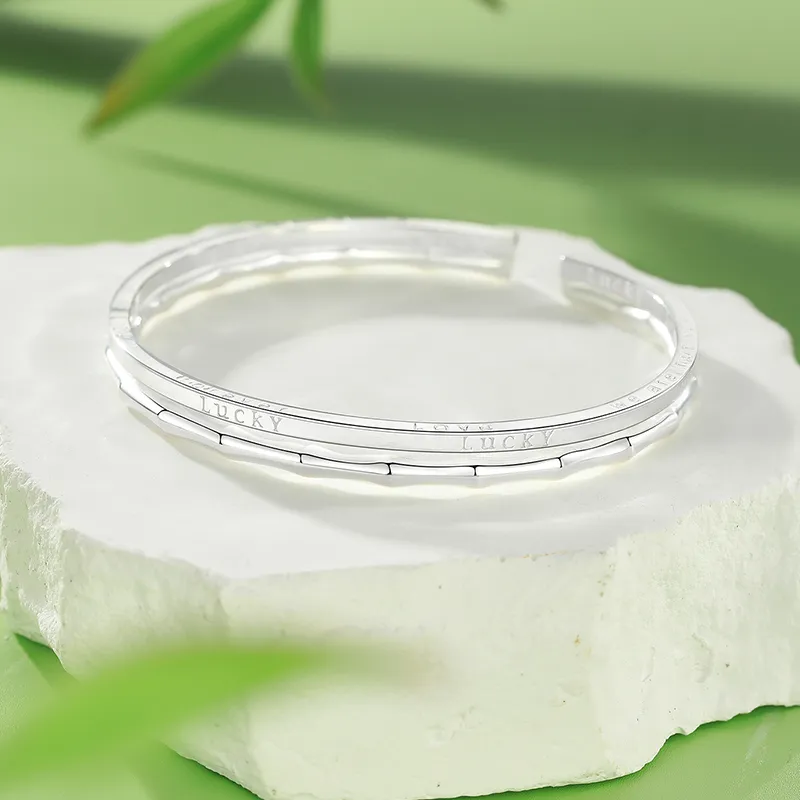 CENTURY&KINDLE 999 Fine Silver Sterling Silver Bracelets Women's-1