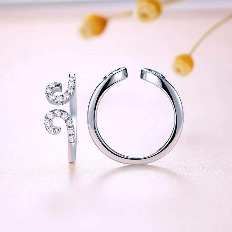 CENTURY&KINDLE S925 Silver Rings Unisex-7