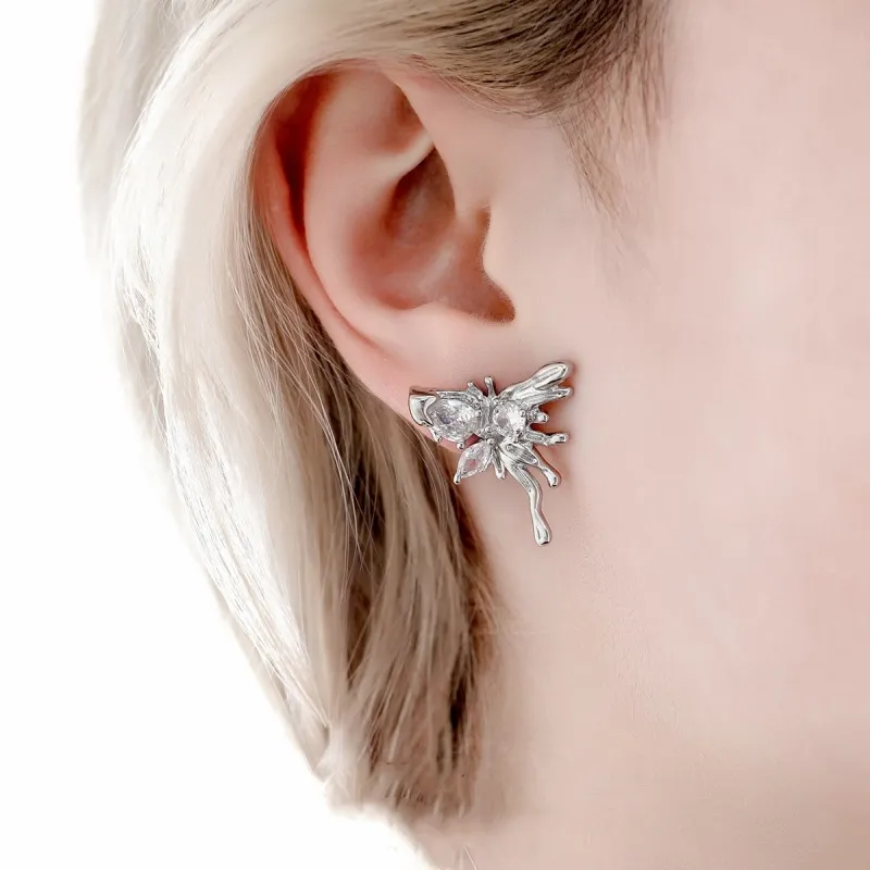 CENTURY&KINDLE Copper Stud Earrings Women's-3