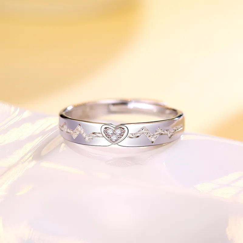 CENTURY&KINDLE S925 Silver Rings Unisex-7