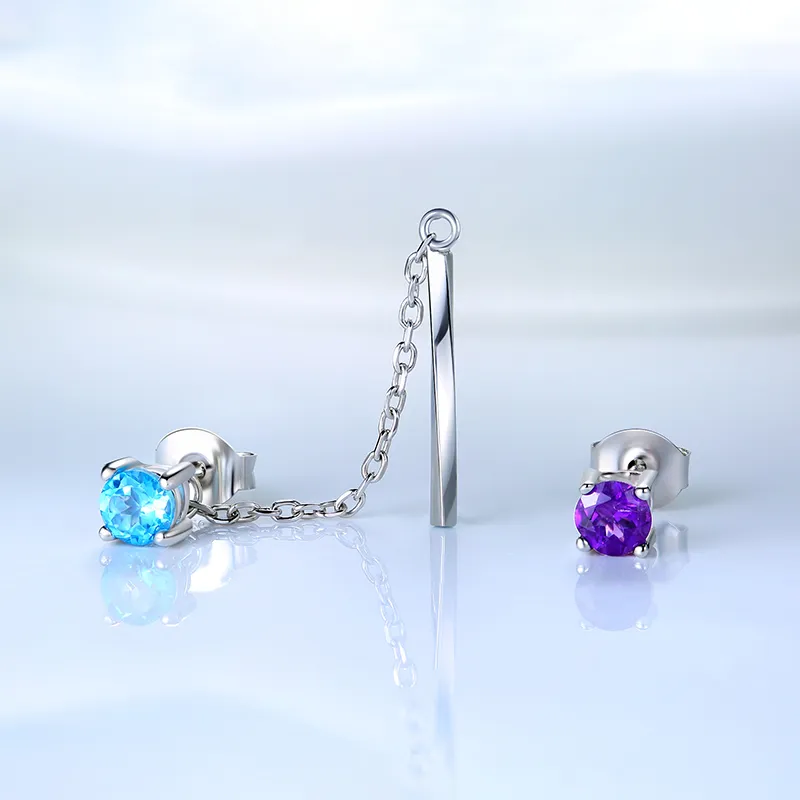 CENTURY&KINDLE Crystal Earrings Women's-5
