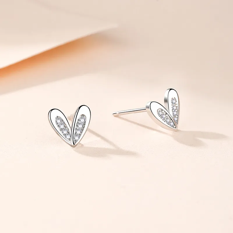 CENTURY&KINDLE 999 Fine Silver Stud Earrings Women's-4