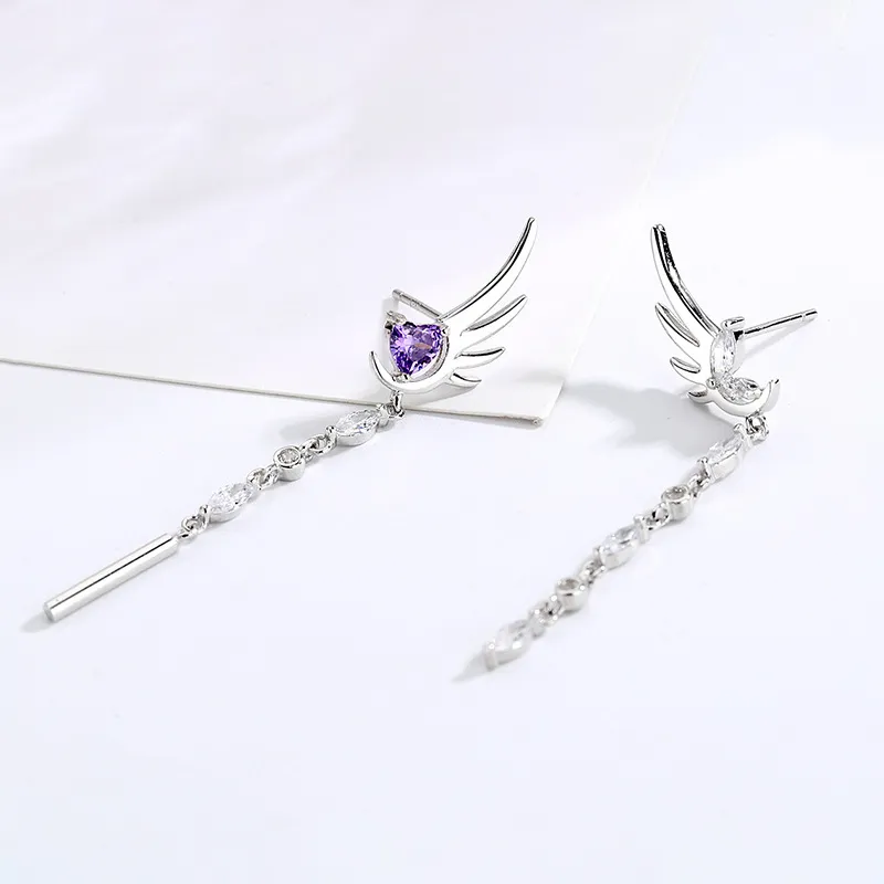 CENTURY&KINDLE S925 Silver Earrings Women's-5
