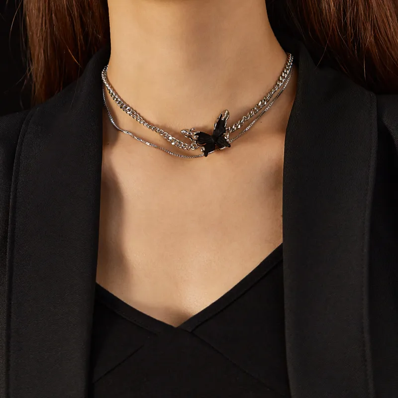 CENTURY&KINDLE Titanium Steel Necklaces Women's-5