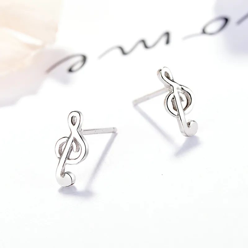 CENTURY&KINDLE S925 Silver Stud Earrings Women's-5
