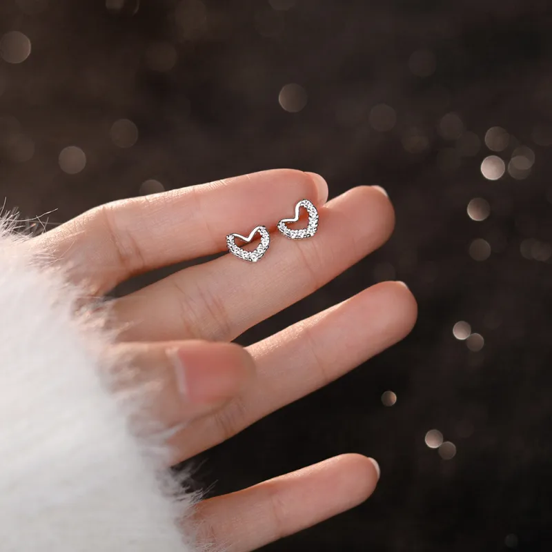 CENTURY&KINDLE 999 Fine Silver Stud Earrings Women's-2