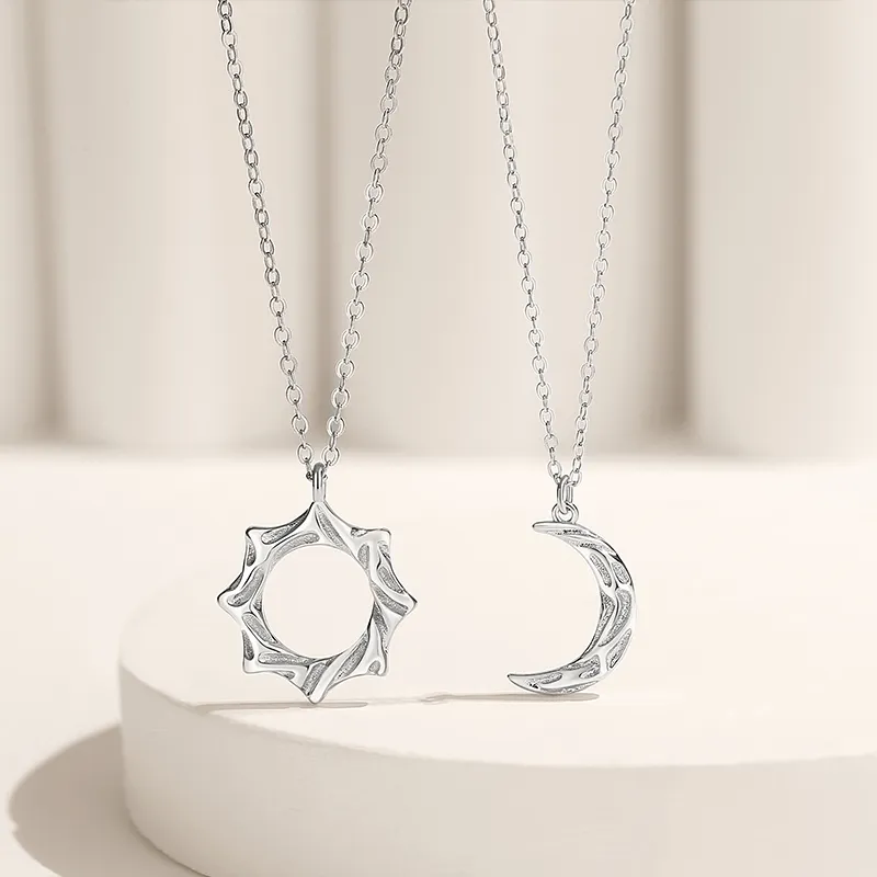 CENTURY&KINDLE S925 Silver Necklaces Unisex-14