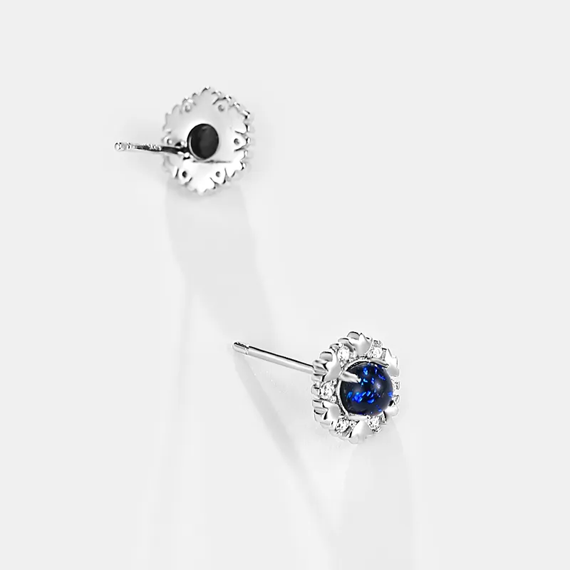 CENTURY&KINDLE S925 Silver Stud Earrings Women's-4