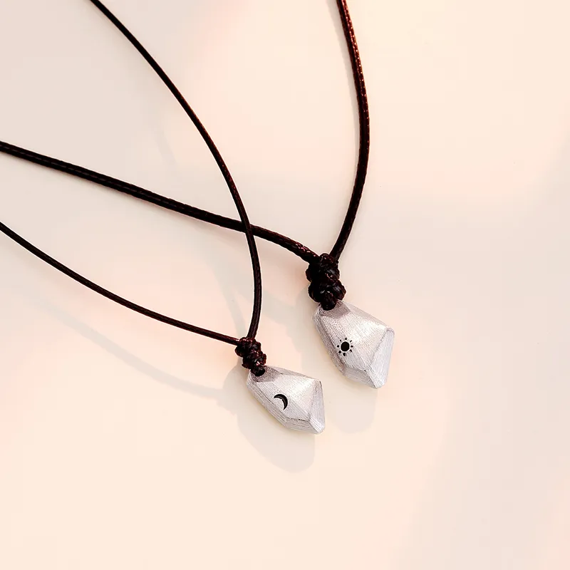 CENTURY&KINDLE S925 Silver Necklaces Unisex-9