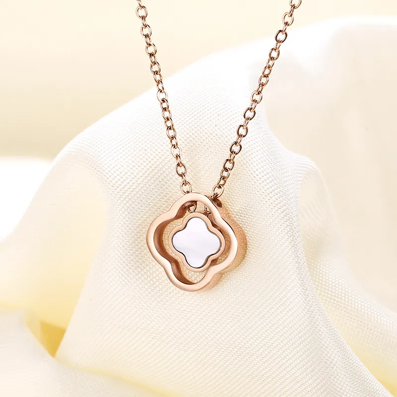 CENTURY&KINDLE 316L Titanium Steel Necklaces Women's-10