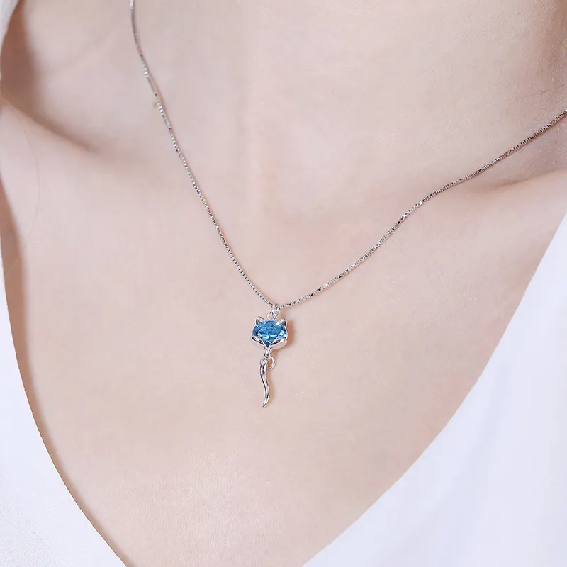 CENTURY&KINDLE S925 Silver Necklaces Women's-6