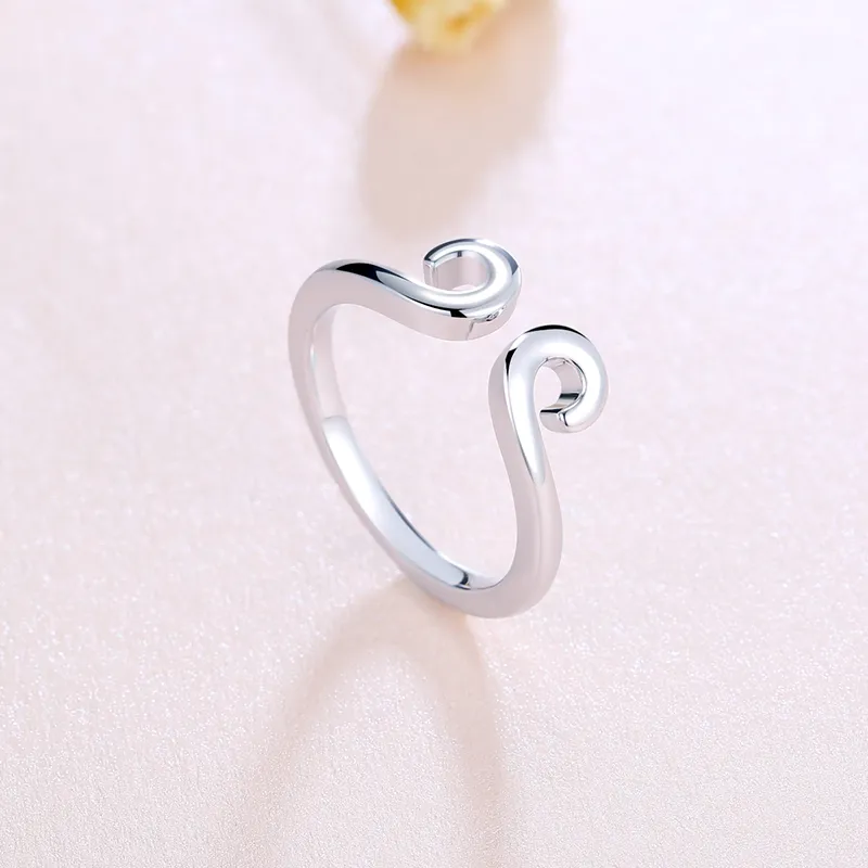 CENTURY&KINDLE S925 Silver Rings Unisex-1