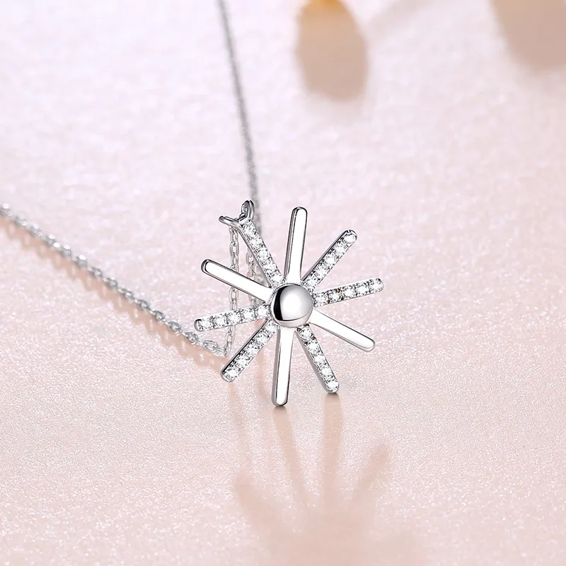 CENTURY&KINDLE S925 Silver Necklaces Women's-4