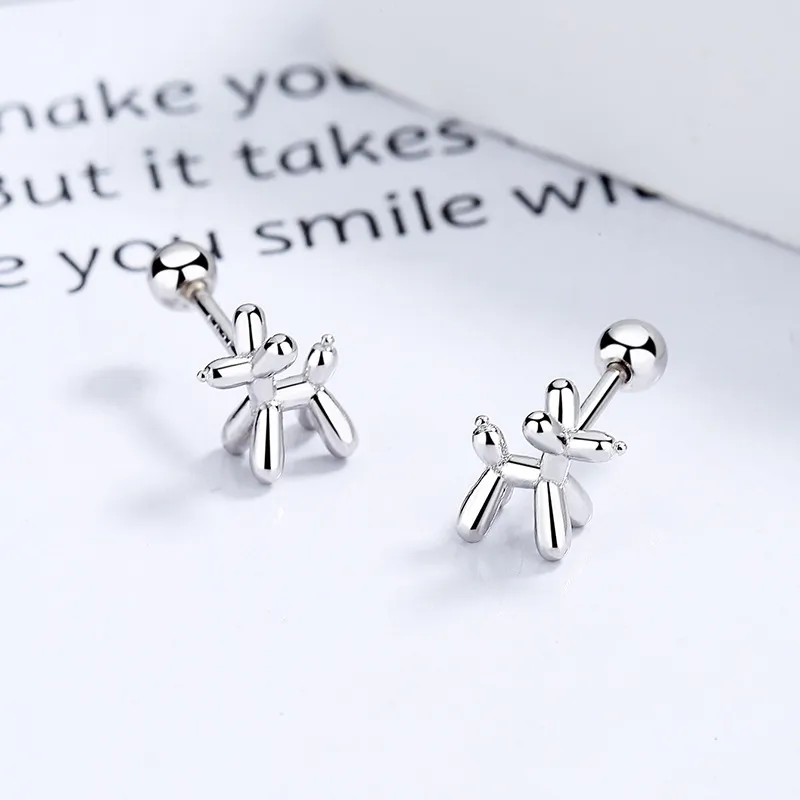 CENTURY&KINDLE S925 Silver Stud Earrings Women's-2