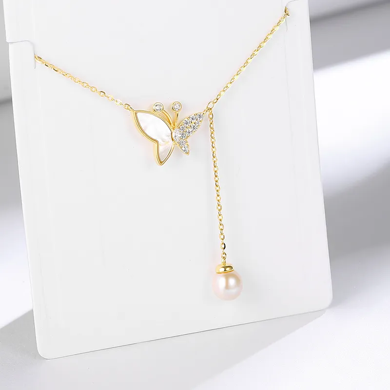 CENTURY&KINDLE S925 Silver Necklaces Women's-1