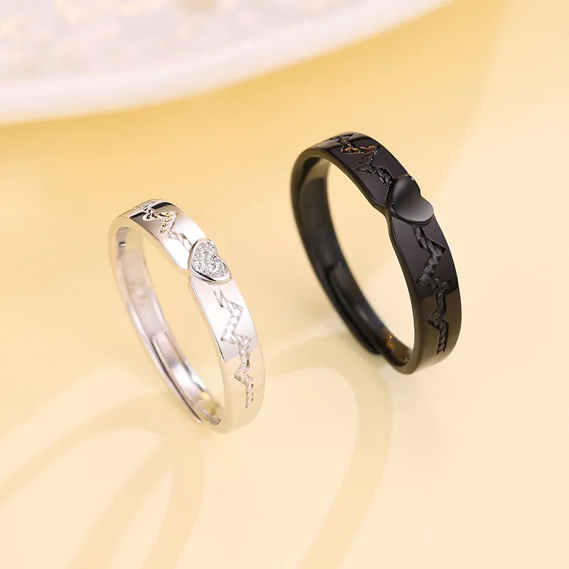 CENTURY&KINDLE S925 Silver Rings Unisex-9