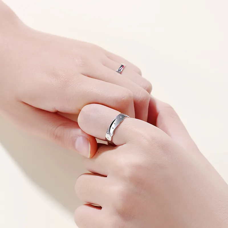 CENTURY&KINDLE S925 Silver Rings Unisex-12