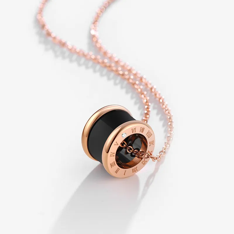 CENTURY&KINDLE Titanium Steel Necklaces Women's-1