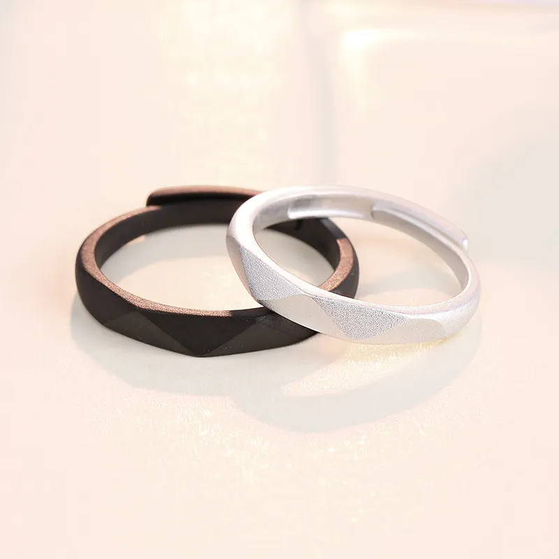CENTURY&KINDLE S925 Silver Rings Unisex-8
