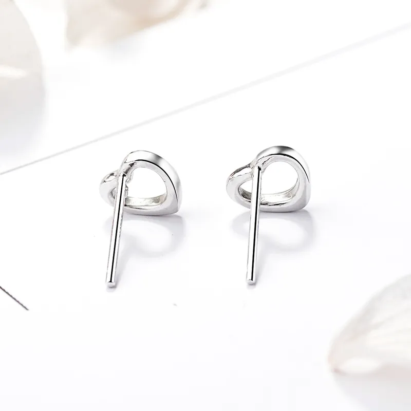 CENTURY&KINDLE S925 Silver Stud Earrings Women's-5