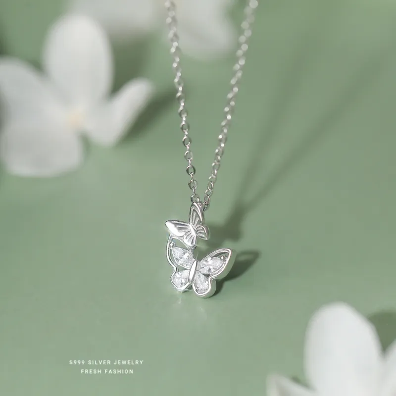 CENTURY&KINDLE 925 Sterling Silver Necklaces Women's-1