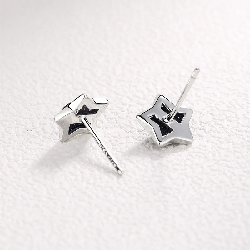 CENTURY&KINDLE S925 Silver Stud Earrings Women's-3