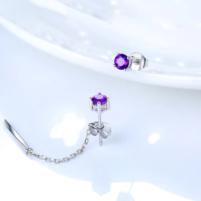 CENTURY&KINDLE Crystal Earrings Women's-2