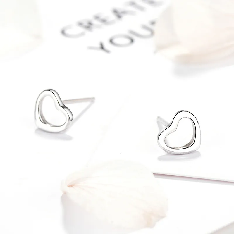 CENTURY&KINDLE S925 Silver Stud Earrings Women's-6