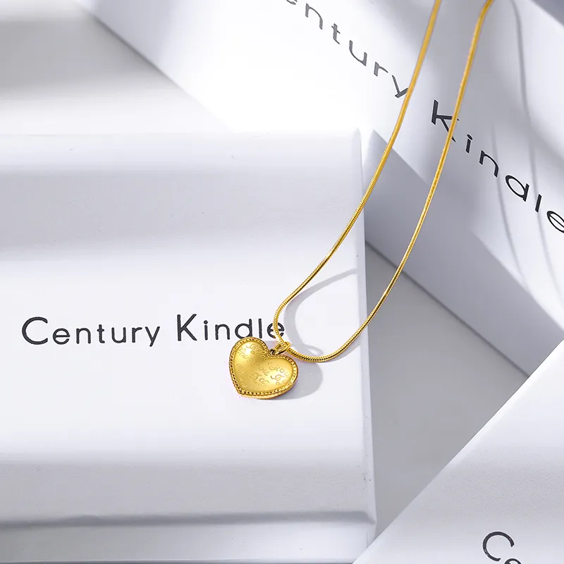 CENTURY&KINDLE 316L Titanium Steel Necklaces Women's-5