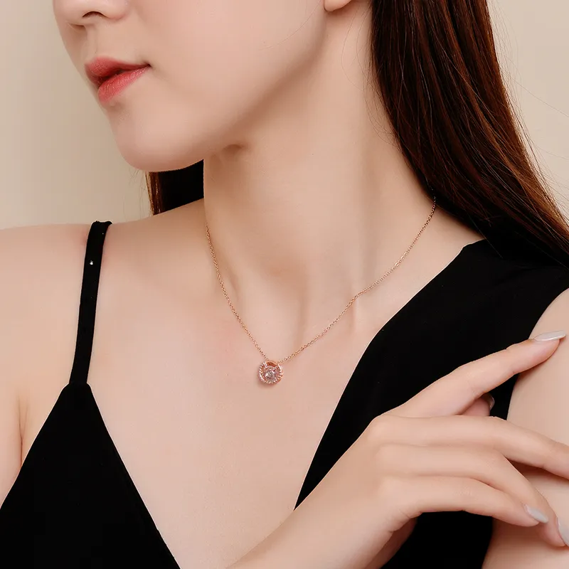 CENTURY&KINDLE 316L Titanium Steel Necklaces Women's-7
