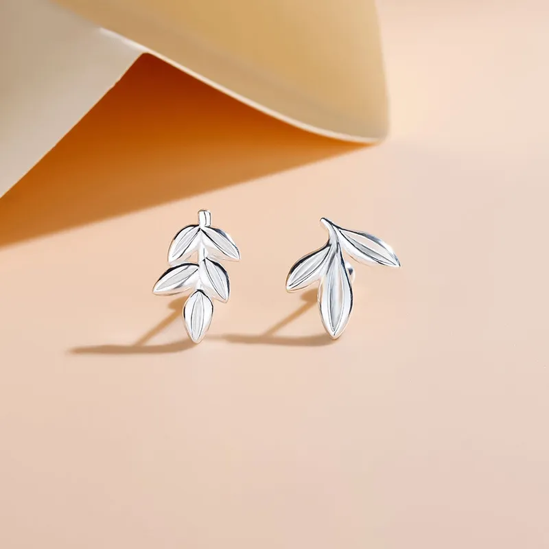 CENTURY&KINDLE 999 Fine Silver Stud Earrings Women's-1