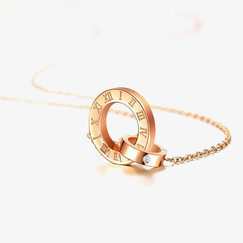 CENTURY&KINDLE 316L Titanium Steel Necklaces Women's-4