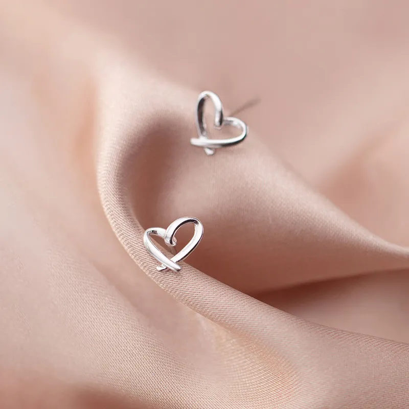 CENTURY&KINDLE S925 Silver Stud Earrings Women's-1