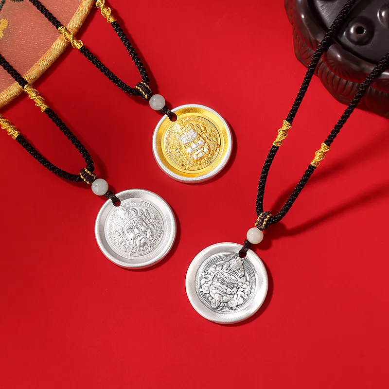 CENTURY&KINDLE 999 Fine Silver Sterling Silver Necklaces Unisex-8