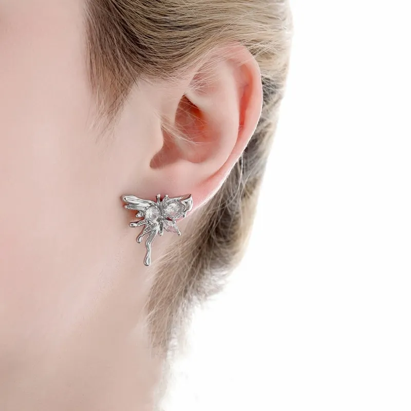 CENTURY&KINDLE Copper Stud Earrings Women's-2