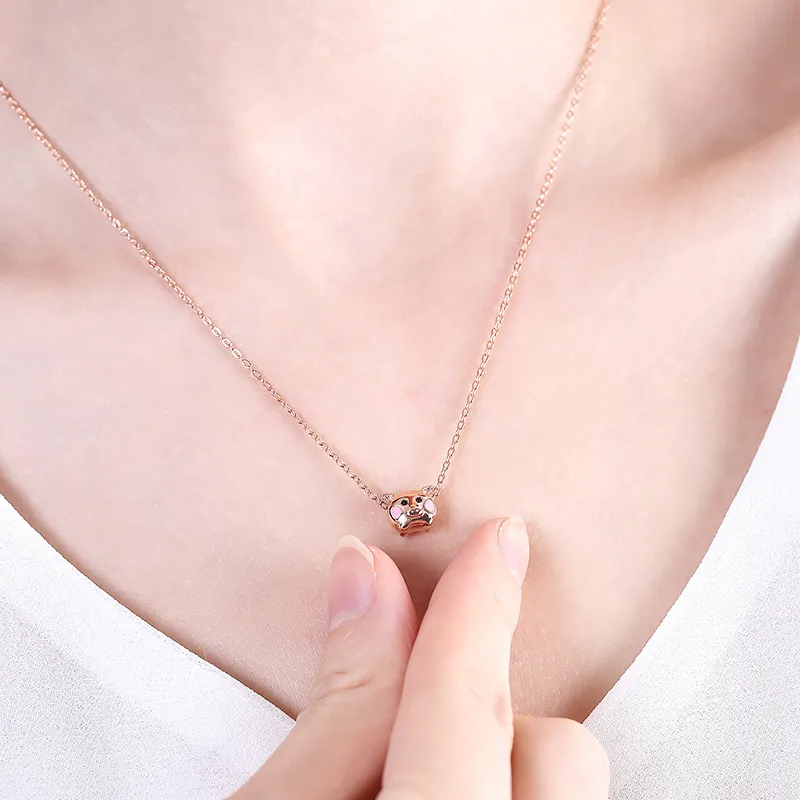 CENTURY&KINDLE S925 Silver Necklaces Women's-5