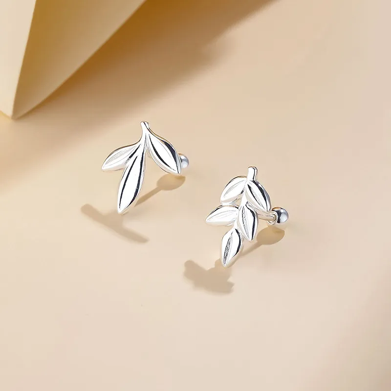 CENTURY&KINDLE 999 Fine Silver Stud Earrings Women's-4