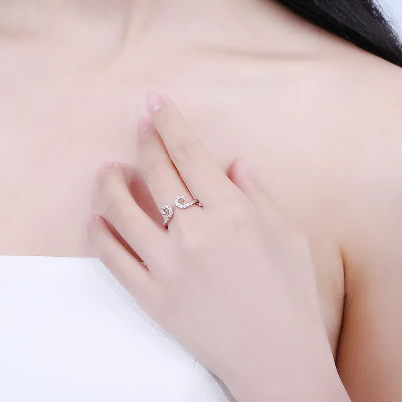 CENTURY&KINDLE S925 Silver Rings Unisex-10